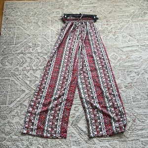 NEW Wide Leg Patterned Pants | S